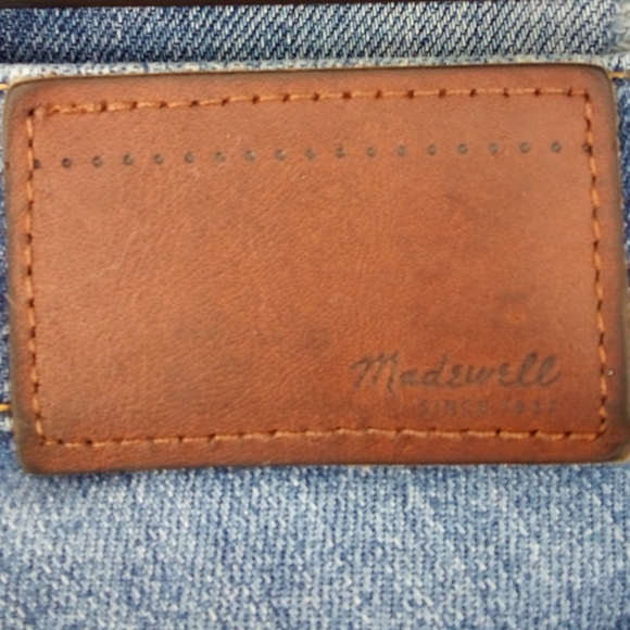 Madewell Skinny Skinny Distressed Blue Jeans Cotton Spandex Blend 24 - Picture 2 of 13